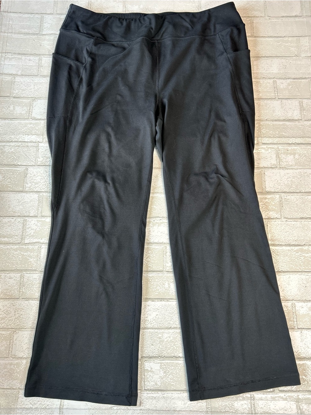 Duluth Trading Co Black Women's Active Wide-Leg Pants Size XL